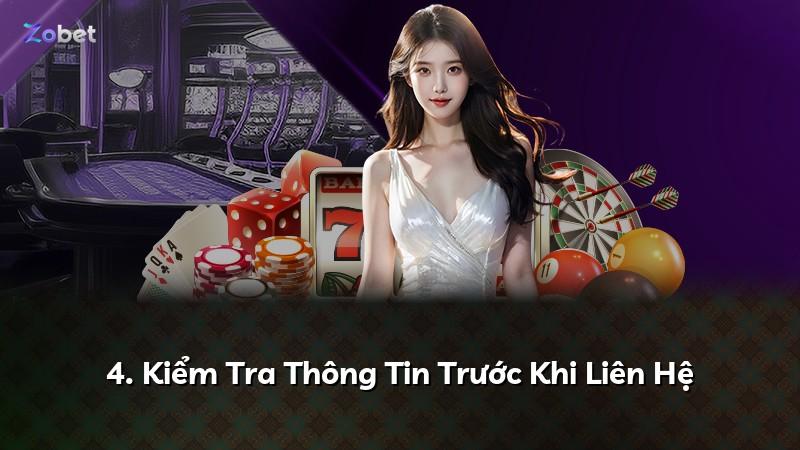 4. Kiểm Tra Thông Tin Trước Khi Liên Hệ