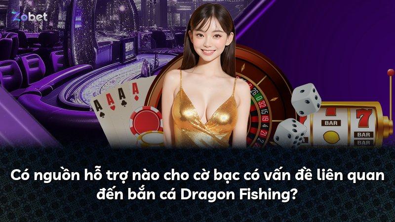 Có nguồn hỗ trợ nào cho cờ bạc có vấn đề liên quan đến bắn cá Dragon Fishing?