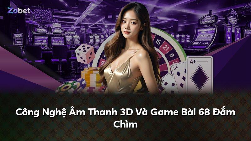 Công Nghệ Âm Thanh 3D Và Game Bài 68 Đắm Chìm